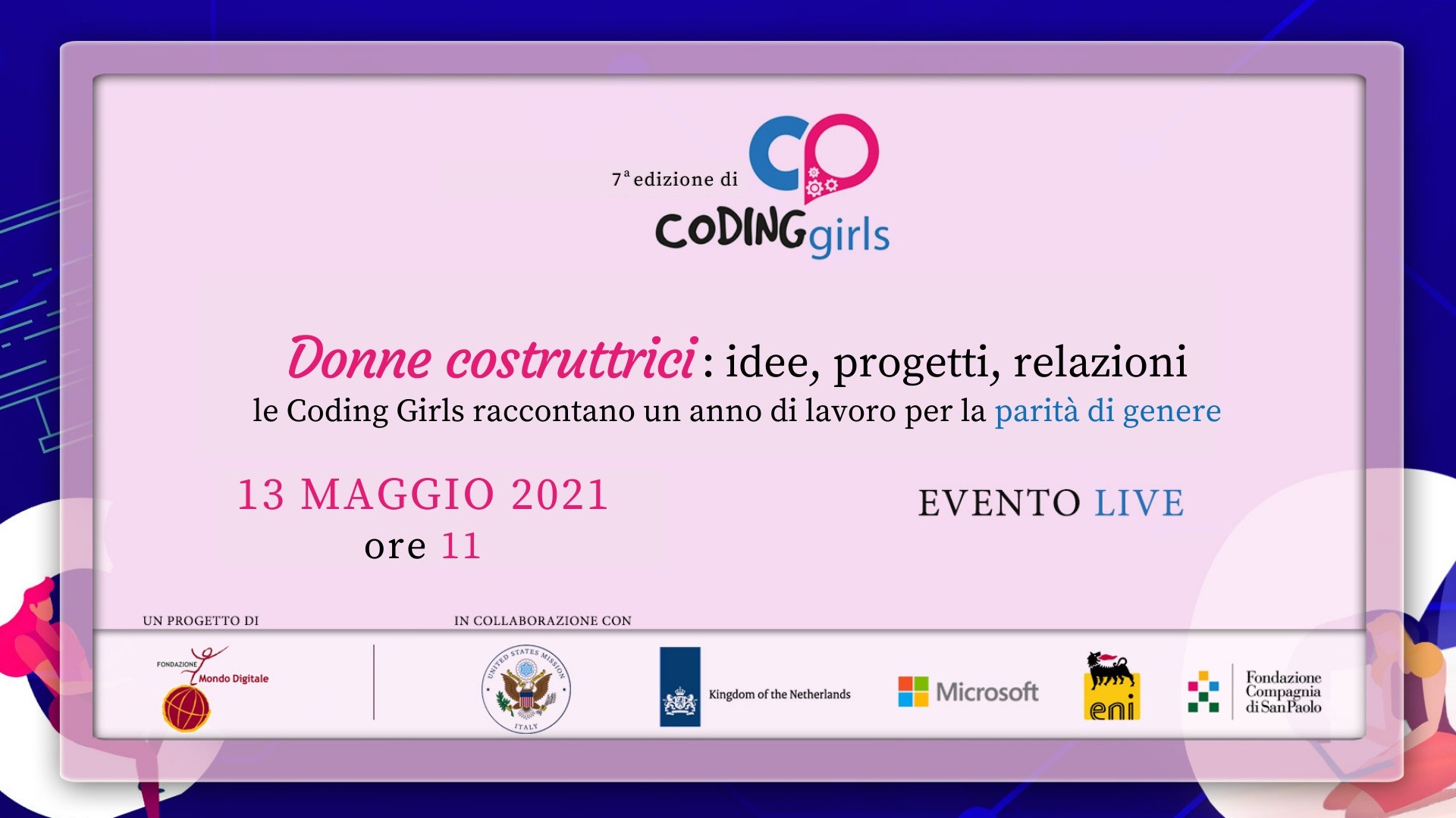Locandina evento chiusura Coding Girl