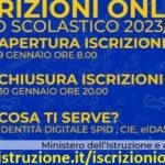 Avvio iscrizioni online a.s. 2023-2024