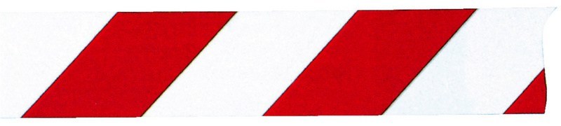 Nastro bianco e rosso