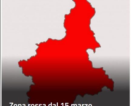 Immagine Piemonte in rosso